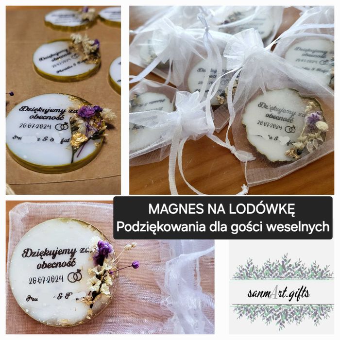 Unikatowe podziękowania dla gości