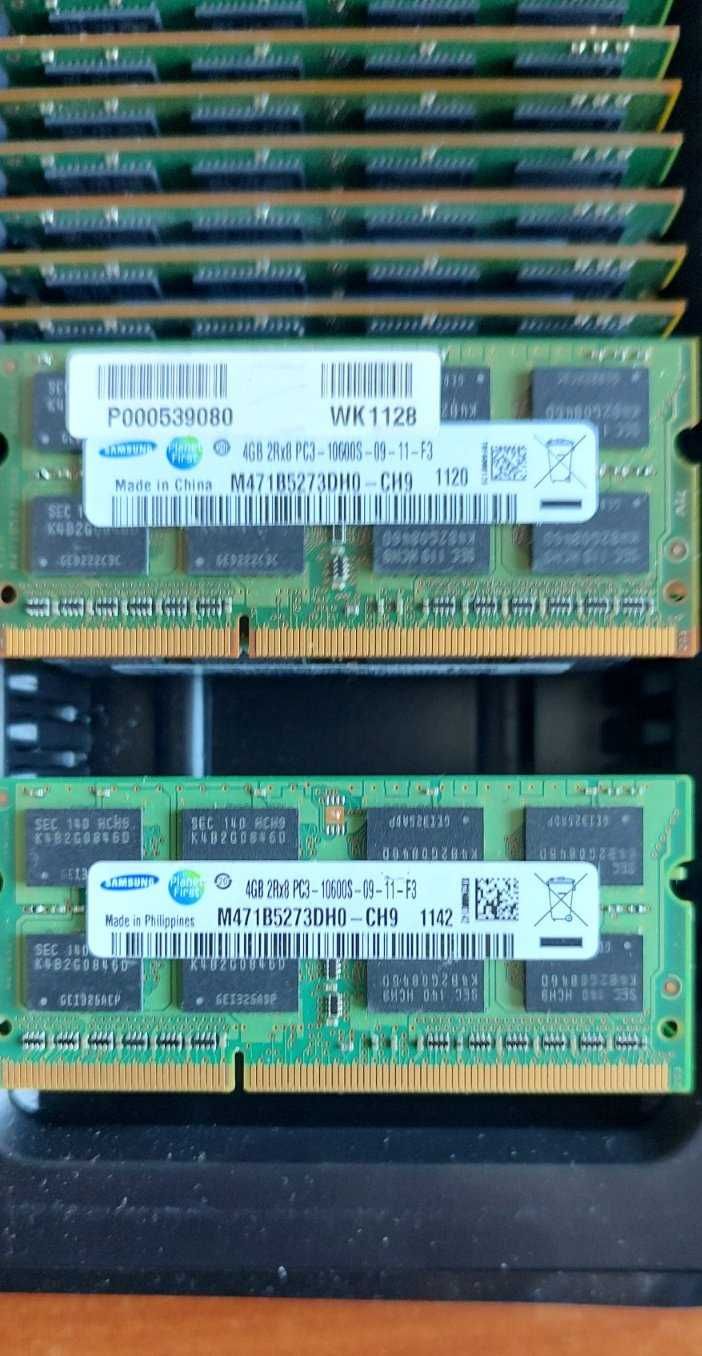 SoDimm Samsung PC3-10600s ddr3-1333-8Gb 1.5V(2x4GB)