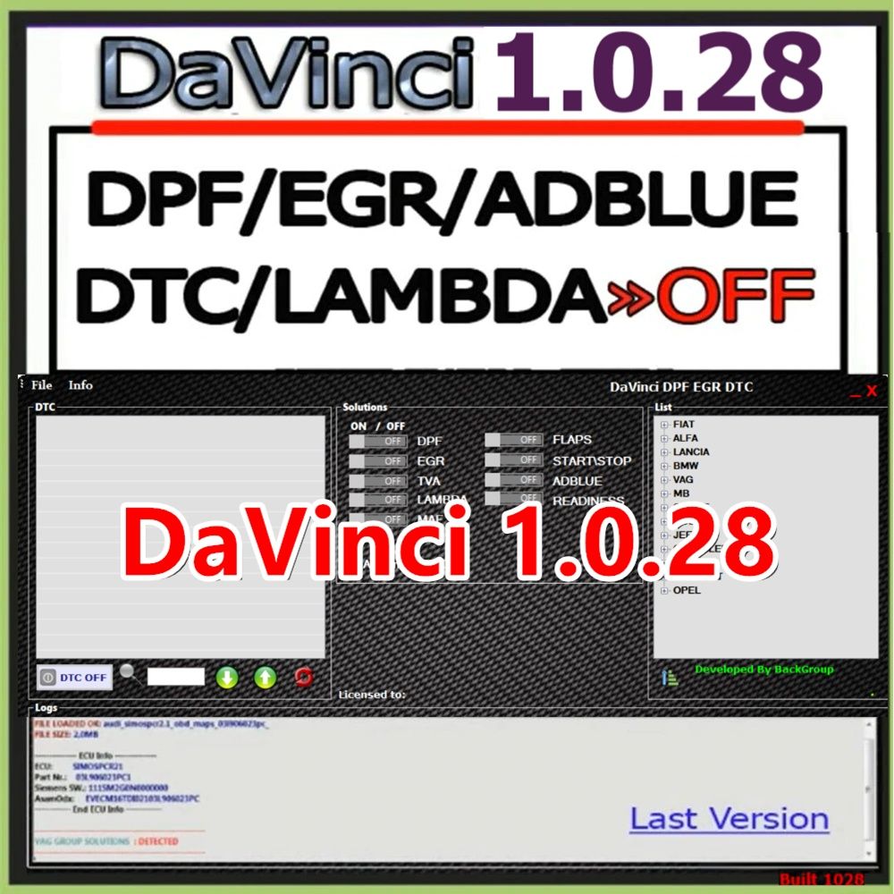 DaVinci 1.0.28 pełna aktywacja. Gratis 1.0.26 gold