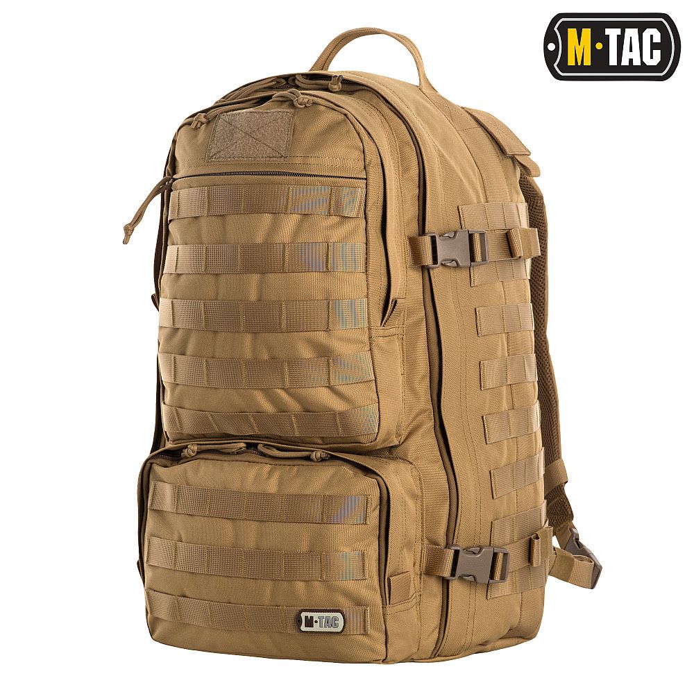 Якісний тактичний M-Tac рюкзак Trooper Pack Coyote