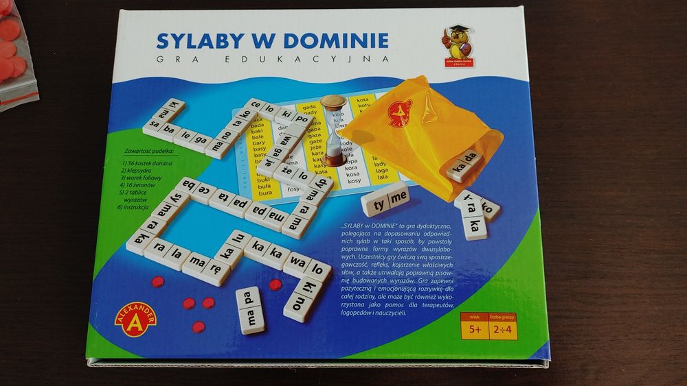 Gra Edukacyjna Sylaby w Dominie firmy Alexander