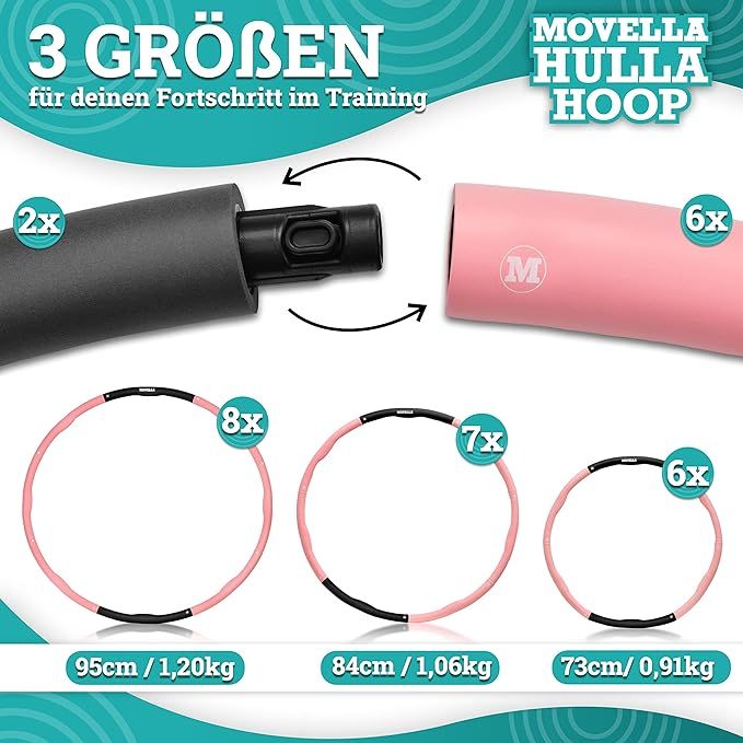 movella piankowe hula hoop z wypustkami vv