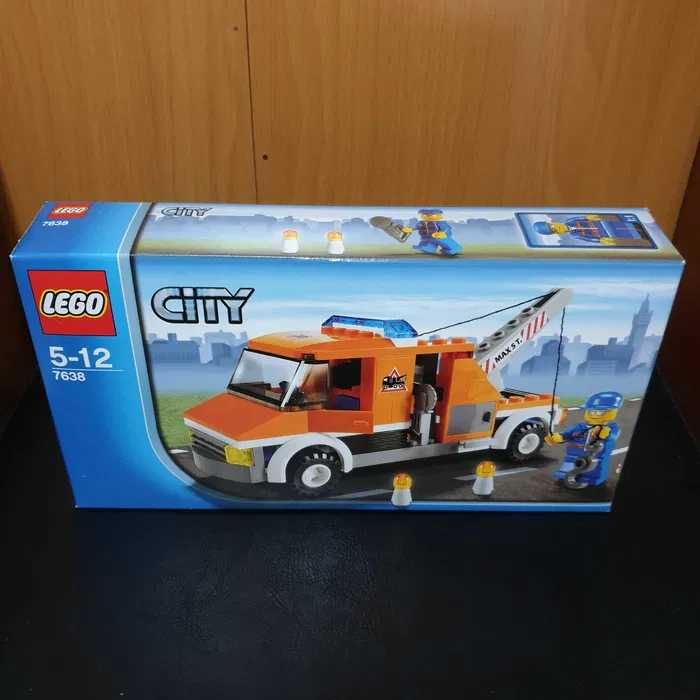 LEGO City 7638 Pomoc Drogowa + Figurka UNIKAT z 2009 roku NOWE