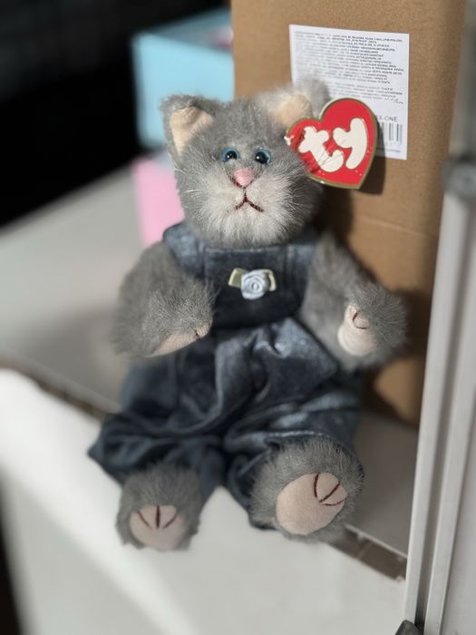 Колекційна мяка іграшка котик 1993 ty collection “wiskers”