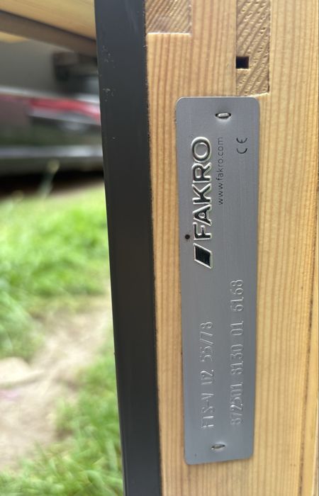 Okno dachowe Fakro 55x78 z demontażu drewniane