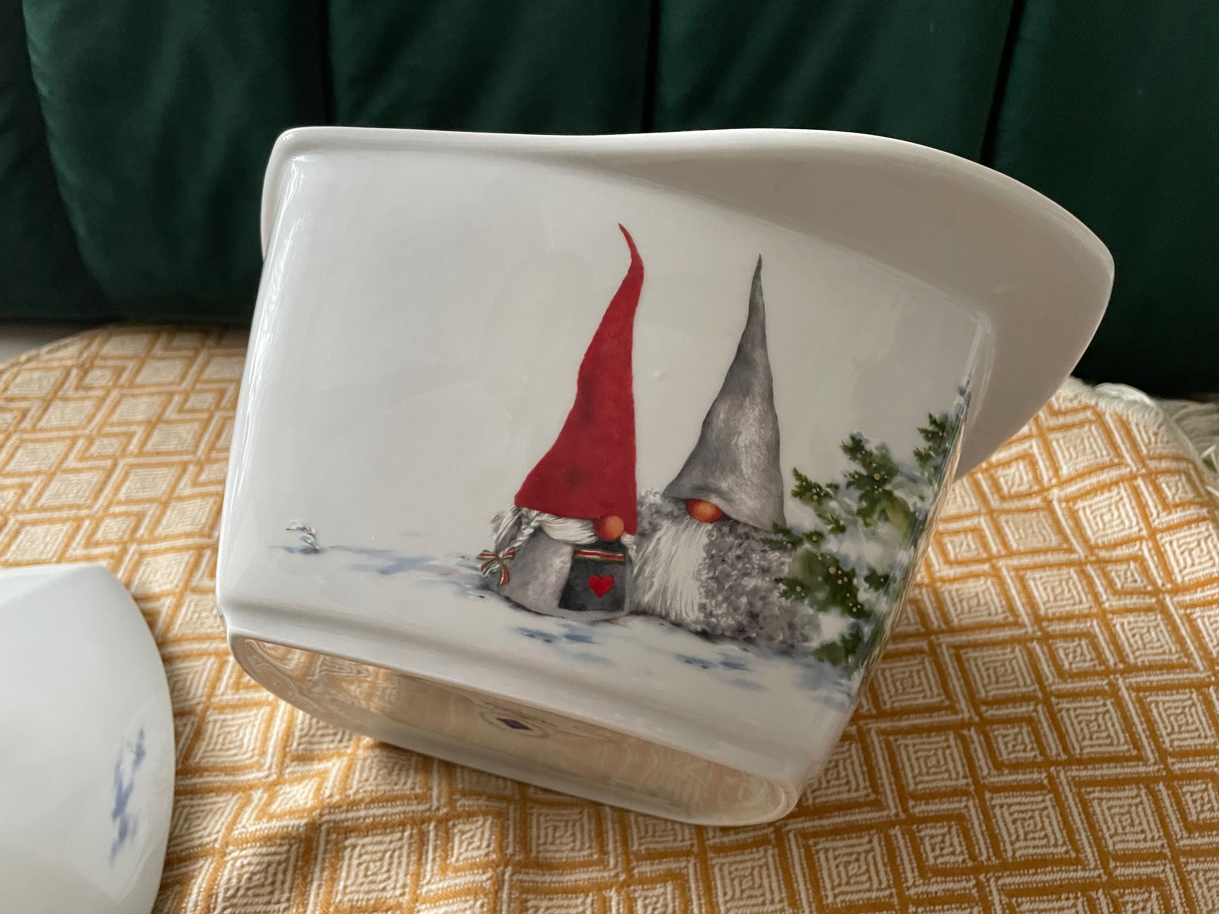 Piękna porcelanowa waza Fryrklovern Åsa's Christmas