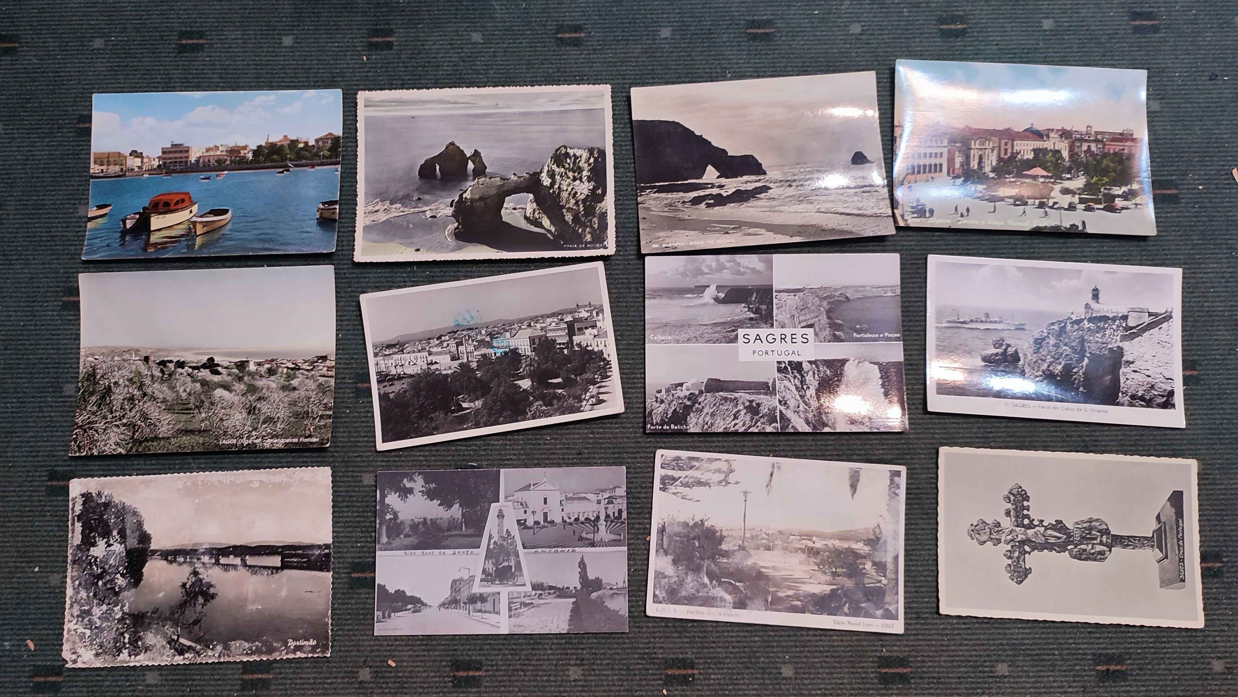 30 postais antigos do Algarve