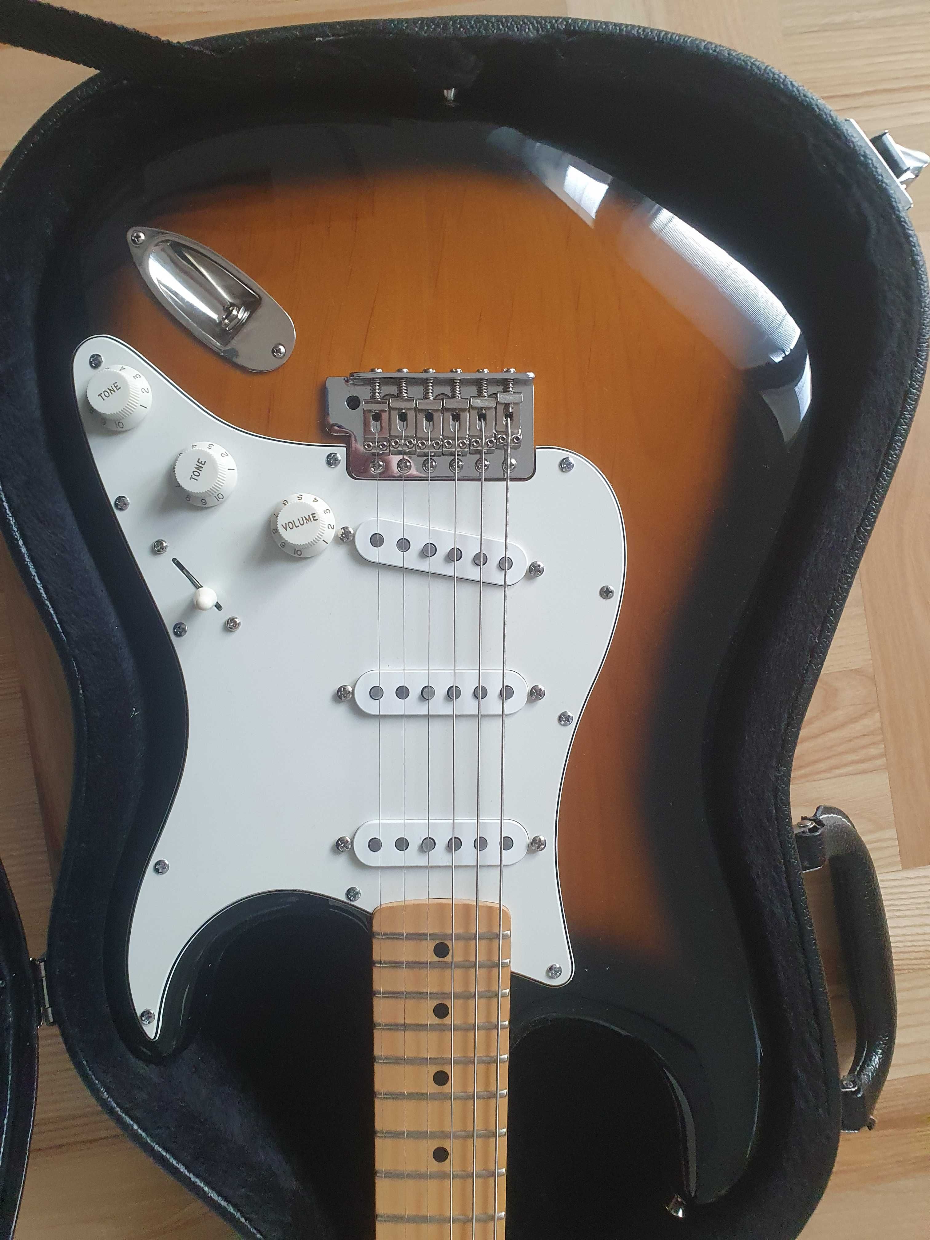 Gitara elektryczna Stratocaster korpus Squier gryf Fender