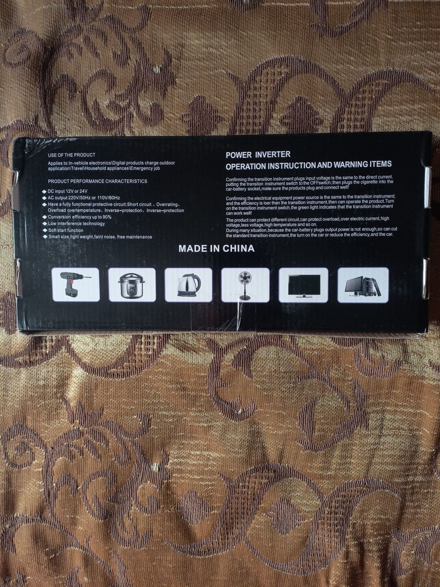 Инвертор 12V-220V 2000w