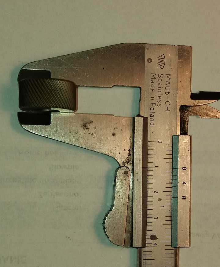 BEFANA pilnik radełko skośne moletka 1cm polskie