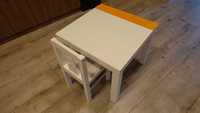 Zestaw - krzesło KRITTER i stolik LACK (IKEA)