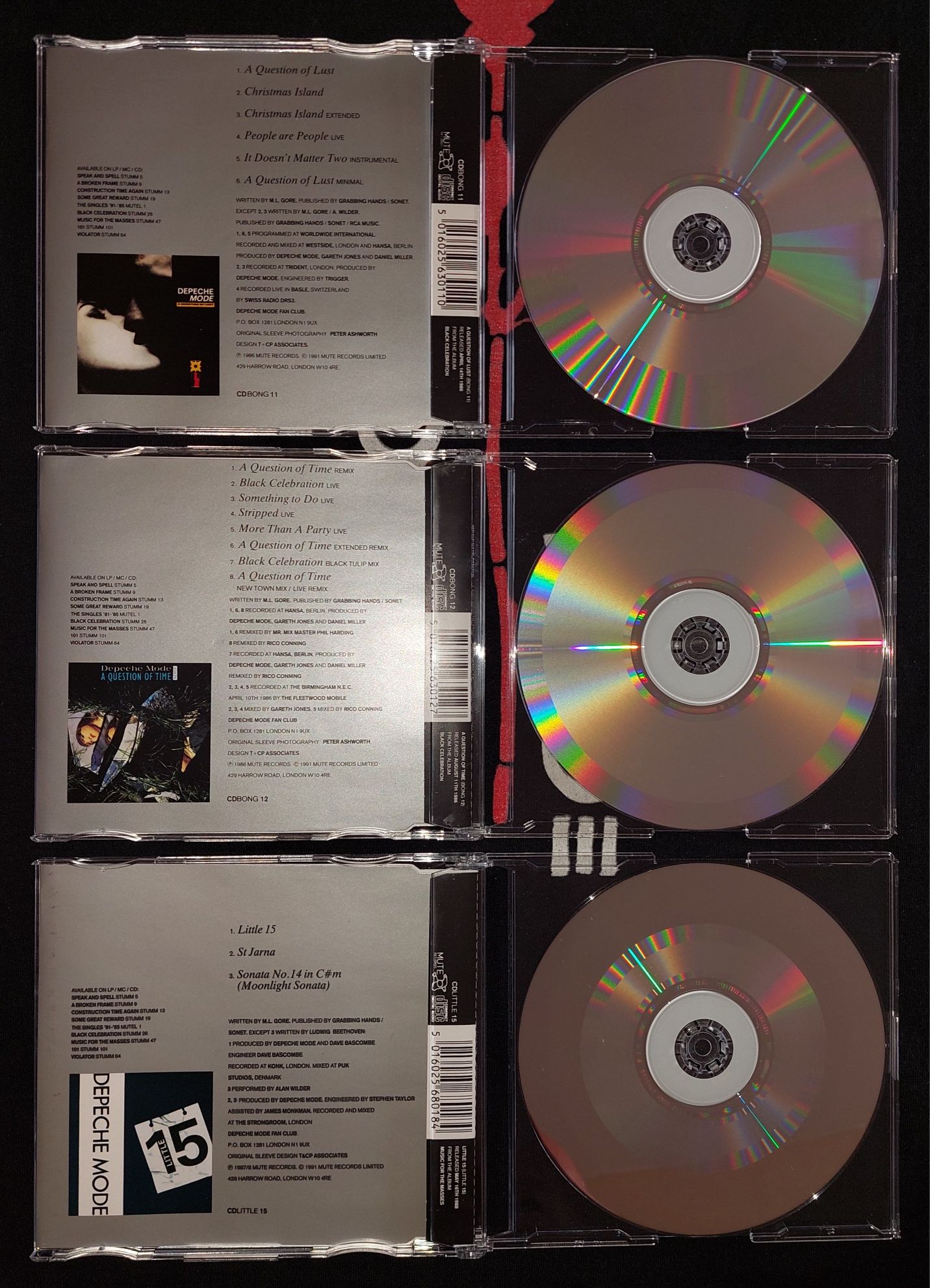 Depeche Mode Singles 13-18 ( Box Sets 3 ) 6 CD 2005
