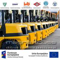 Certyfikaty Europejskie 24H wózki zwyżki żurawie piły ładowarki