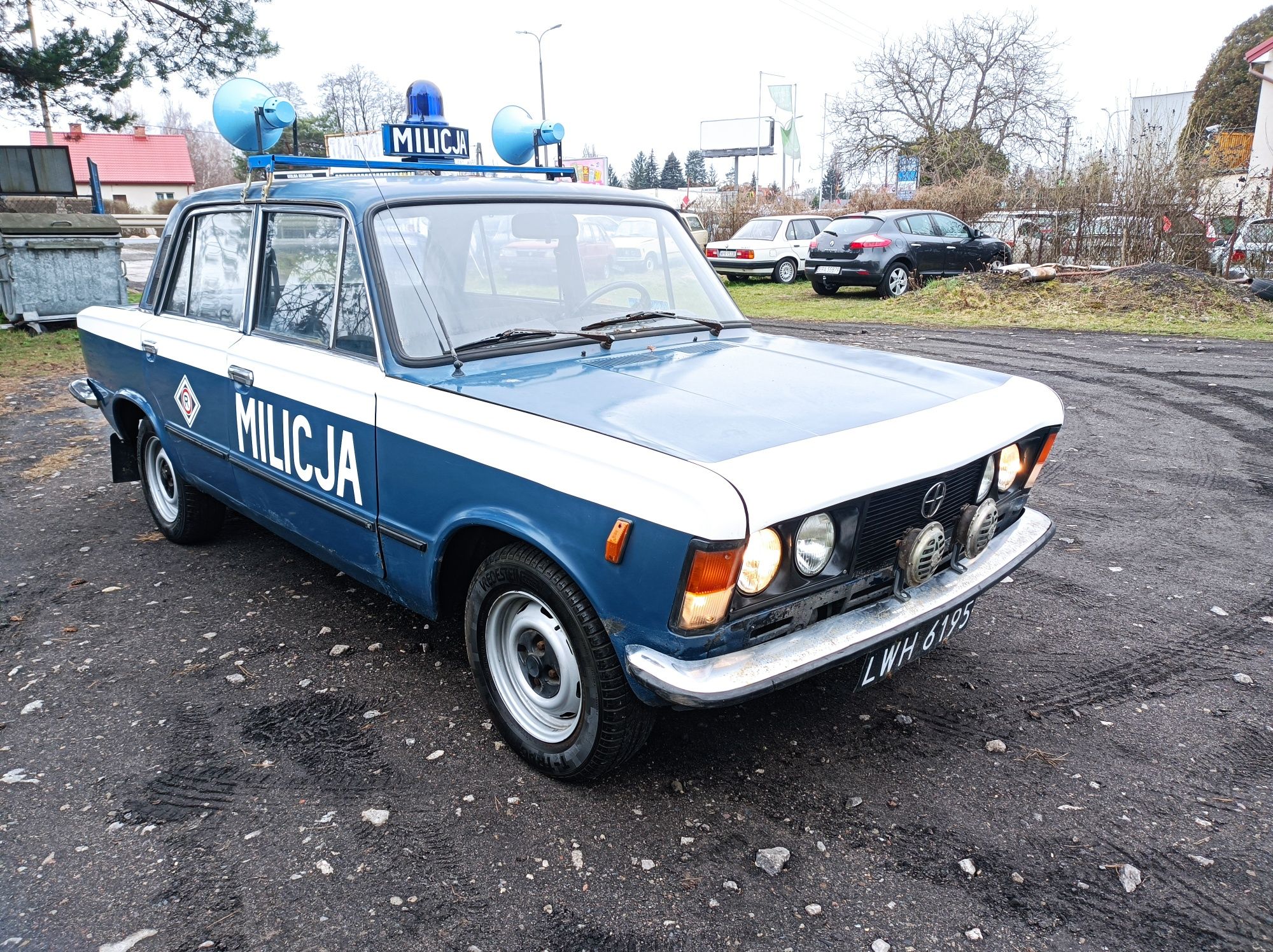 Fiat 125p milicja zamiana