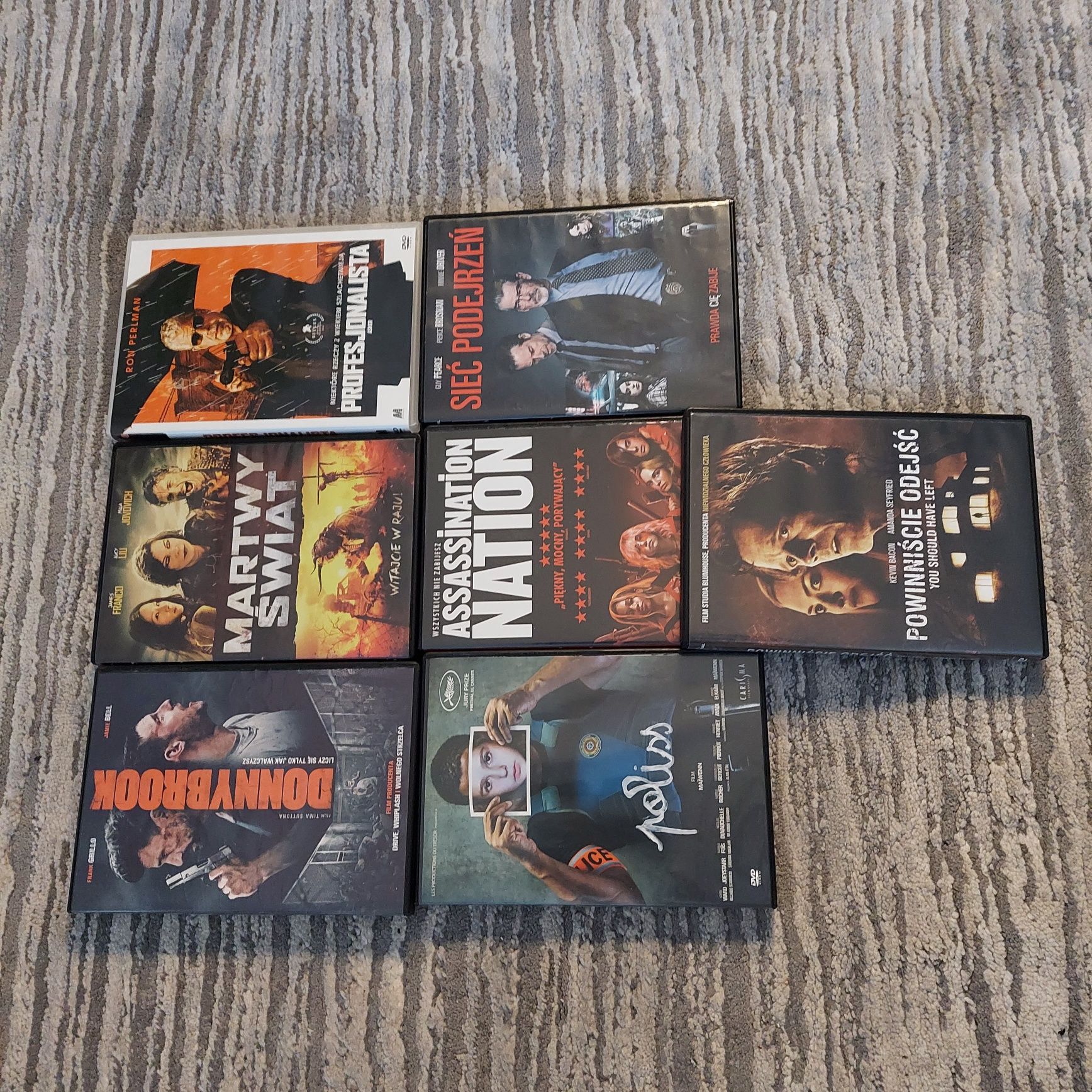 Zestaw filmów dvd