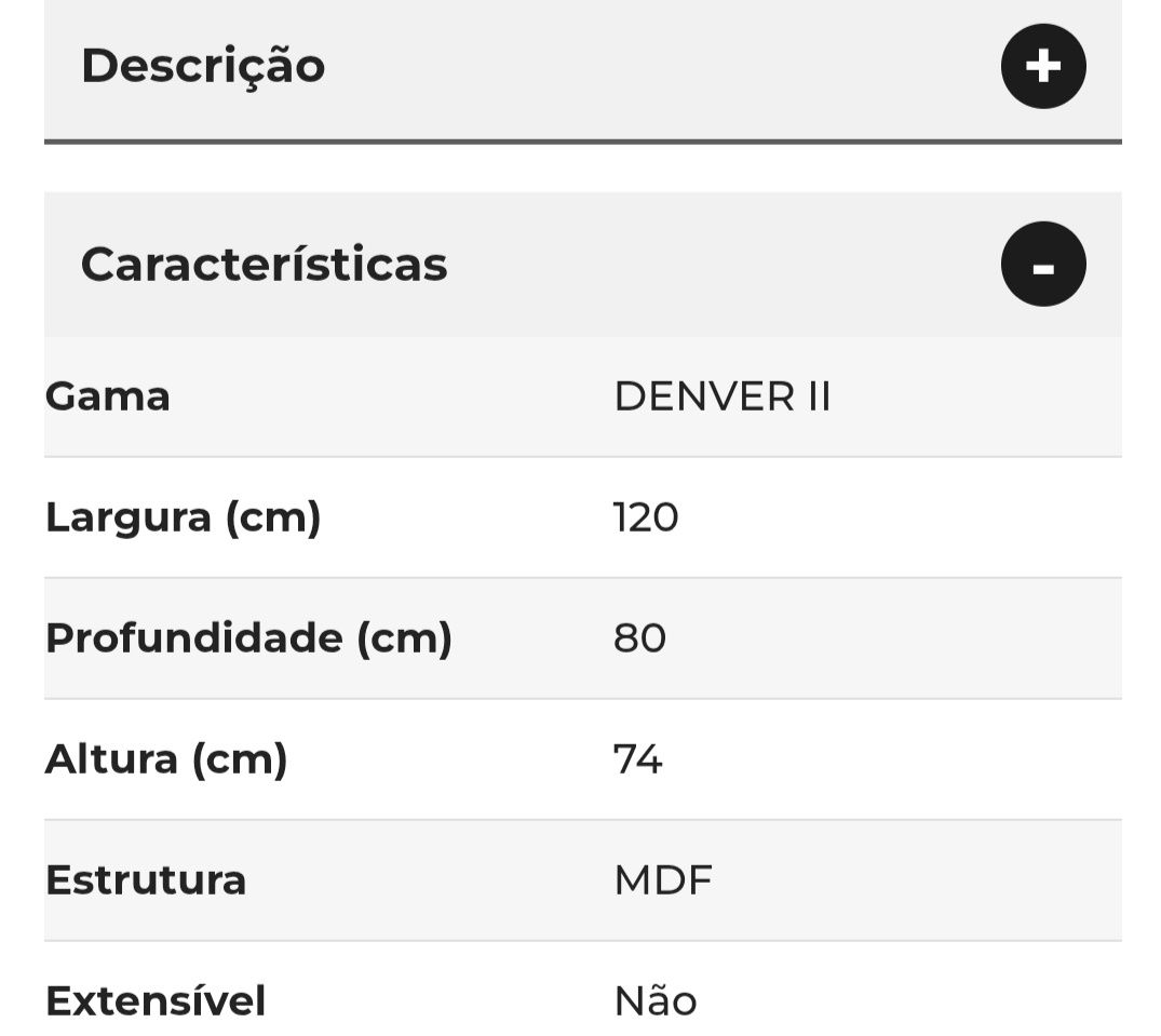 Mesa de jantar sem cadeiras