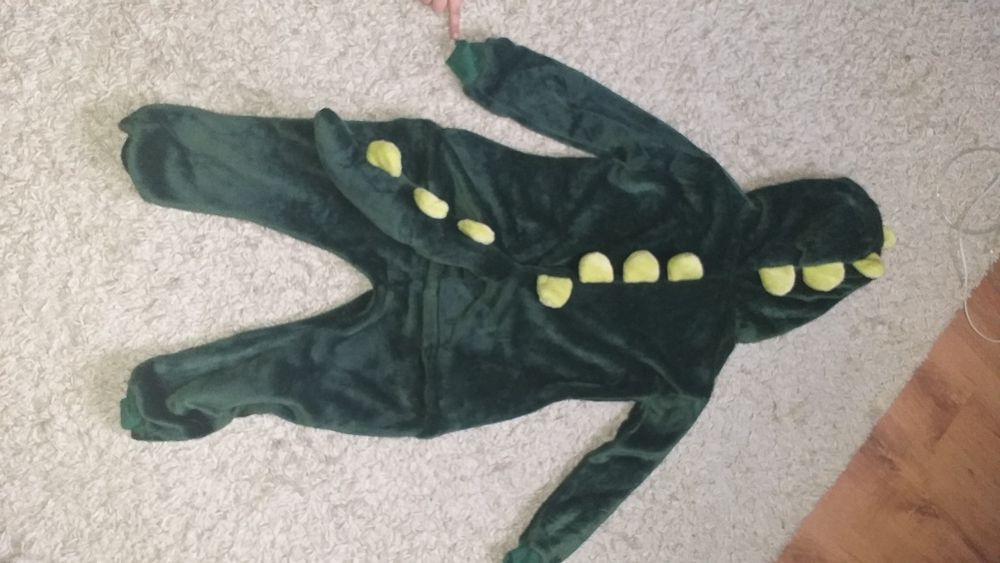 Nowy Kombinezon piżama przebranie smok dinozaur