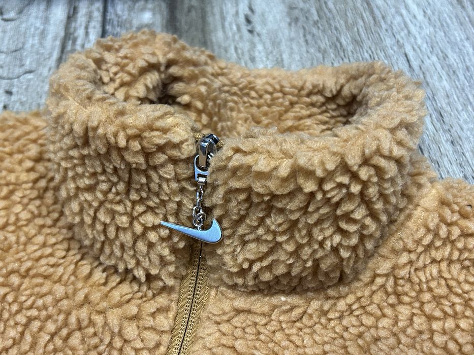 Damski Polar Kurtka  Sherpa Nike Swoosh roz S
