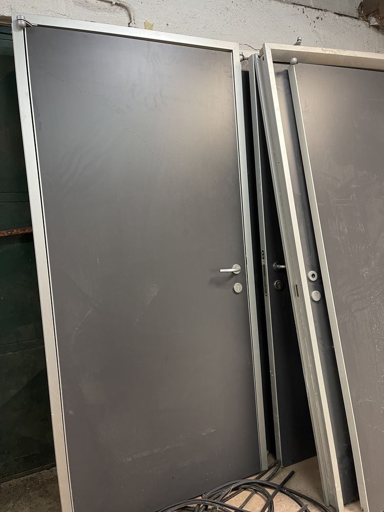 Conjunto de portas anti fogo