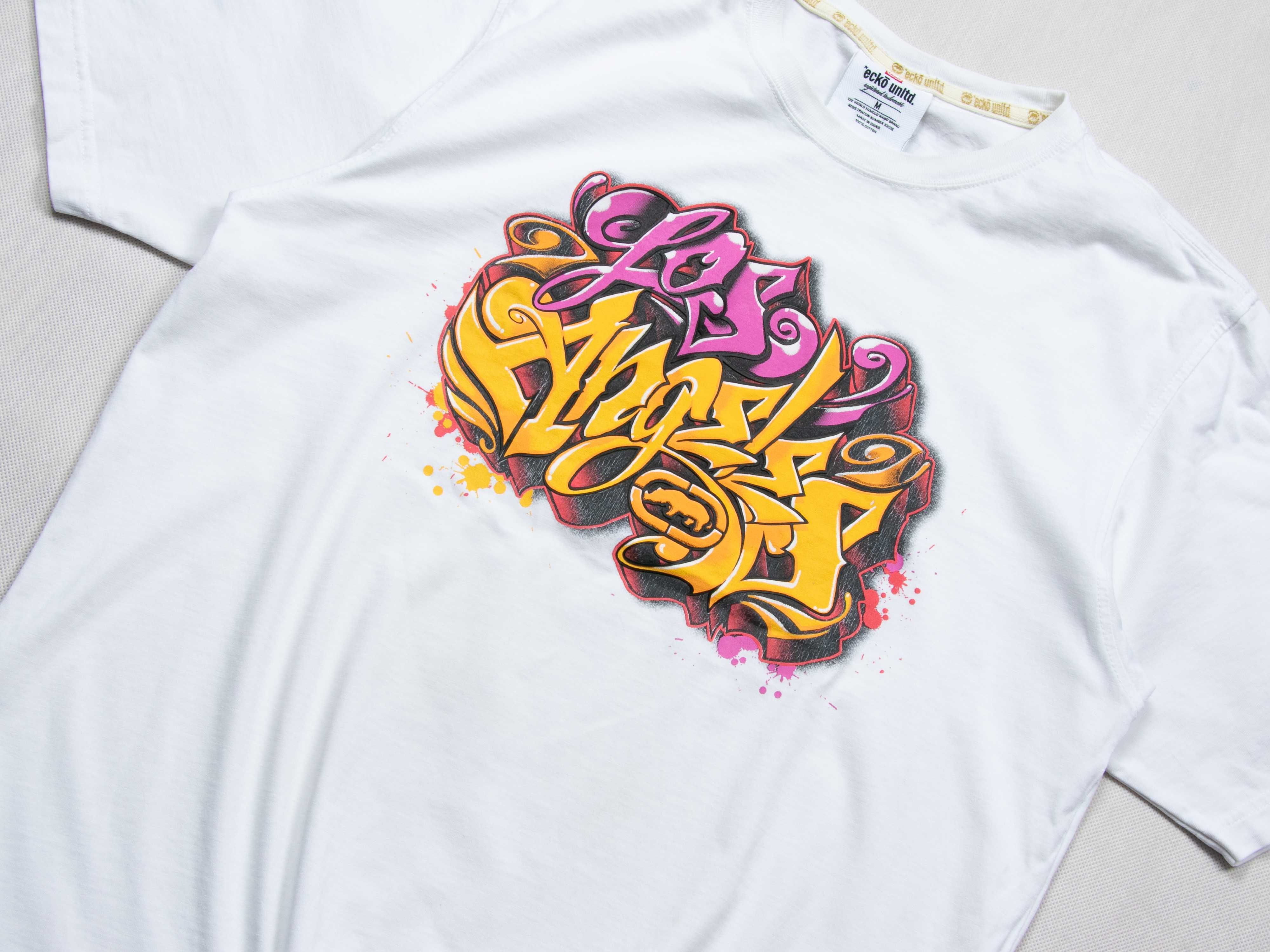 T-shirt y2k Ecko UNLTD graffiti M hip hop