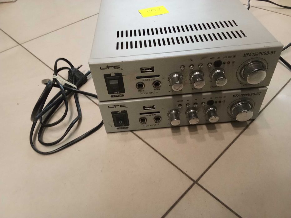 Zestaw wzmacniaczy LTC  MFA1200usb-bT/ Nowy Lombard / Katowice