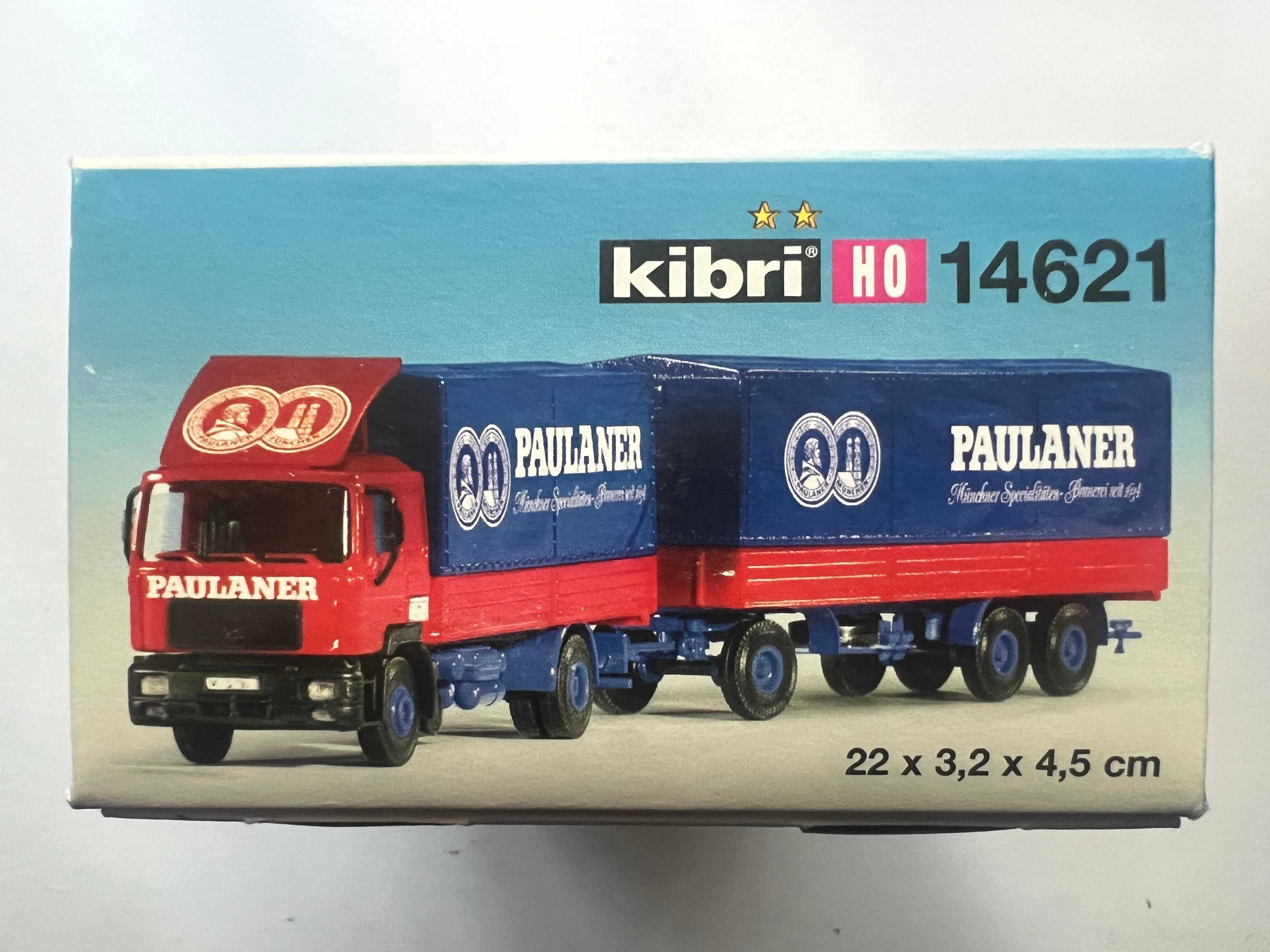 KIBRI 14621 MAN "PAULANER" Trator/Reboque, Escala 1/87,  Ref. A001