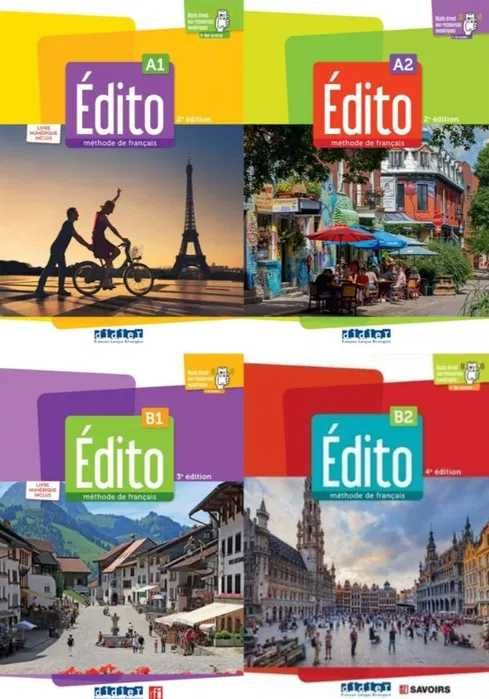 Edito A1, A2, B1, B2 . Grammaire ,Vocabulaire Francais Французька мова