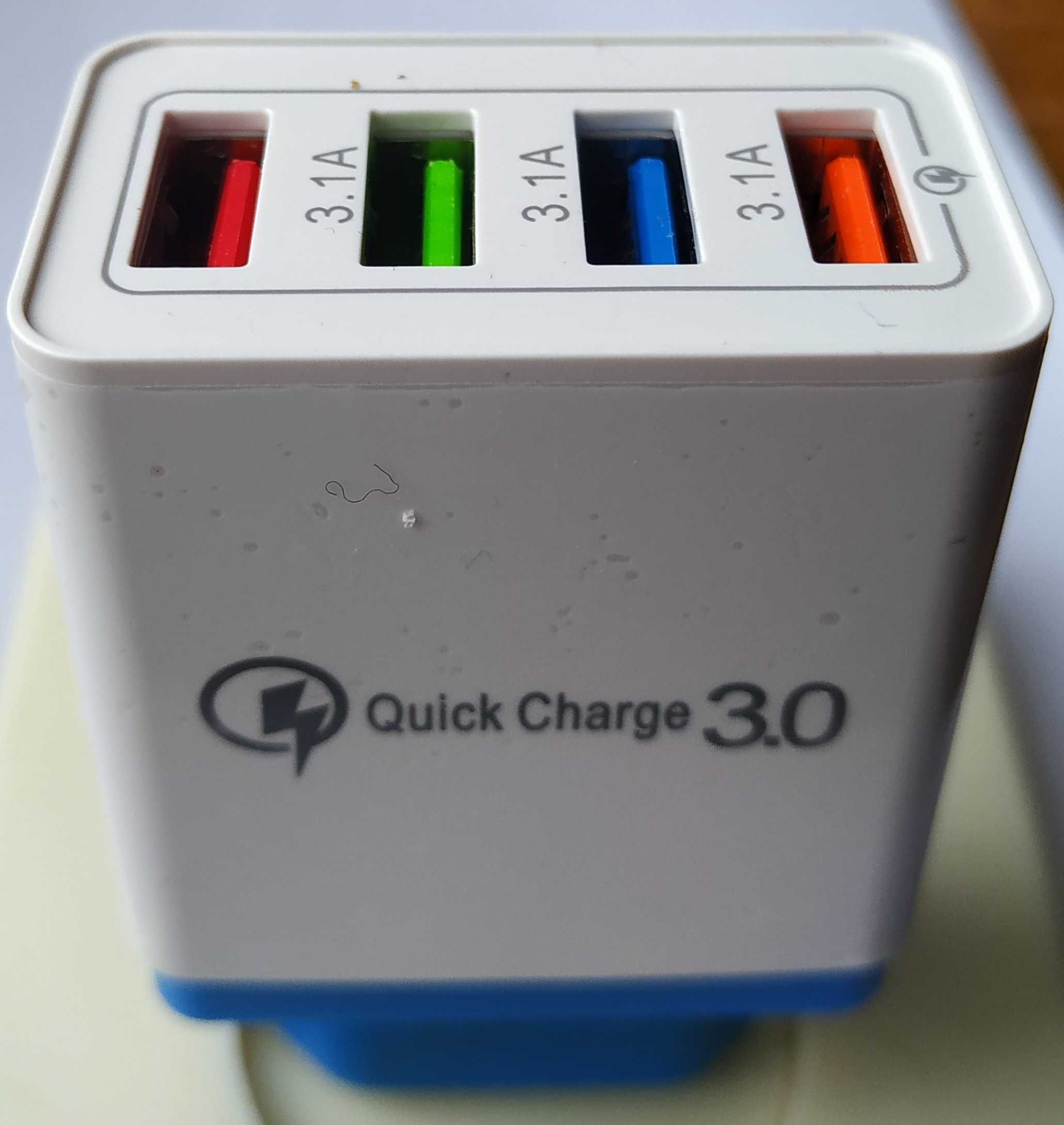 Зарядний пристрій 4 port USB Quick Charge 3.0