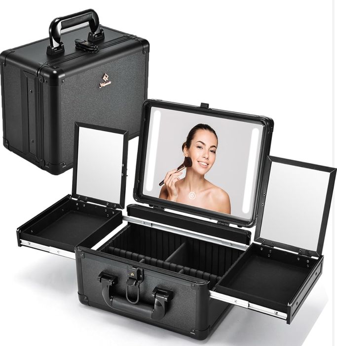 Кейс зі світлодіодним підсвічуванням, органайзер для косметики
