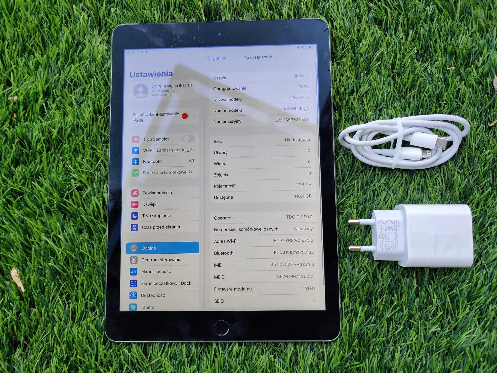 iPad Air 2 128GB WIFI Cellular LTE Grey Szary