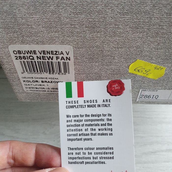 Kozaki Venezia V 286IQ stan bardzo dobry