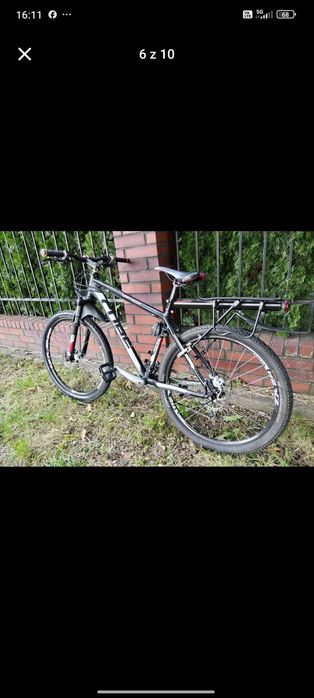 Rower MTB CUBE rockshox hamulce hydrauliczne rozmiar L koło 26