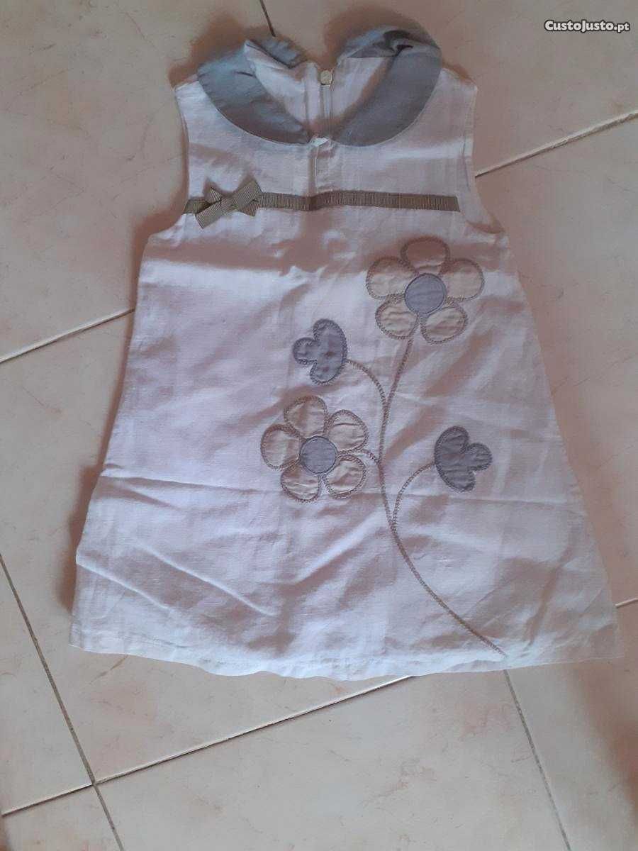 Vestido 12-24 meses "como novo" só usou uma vez