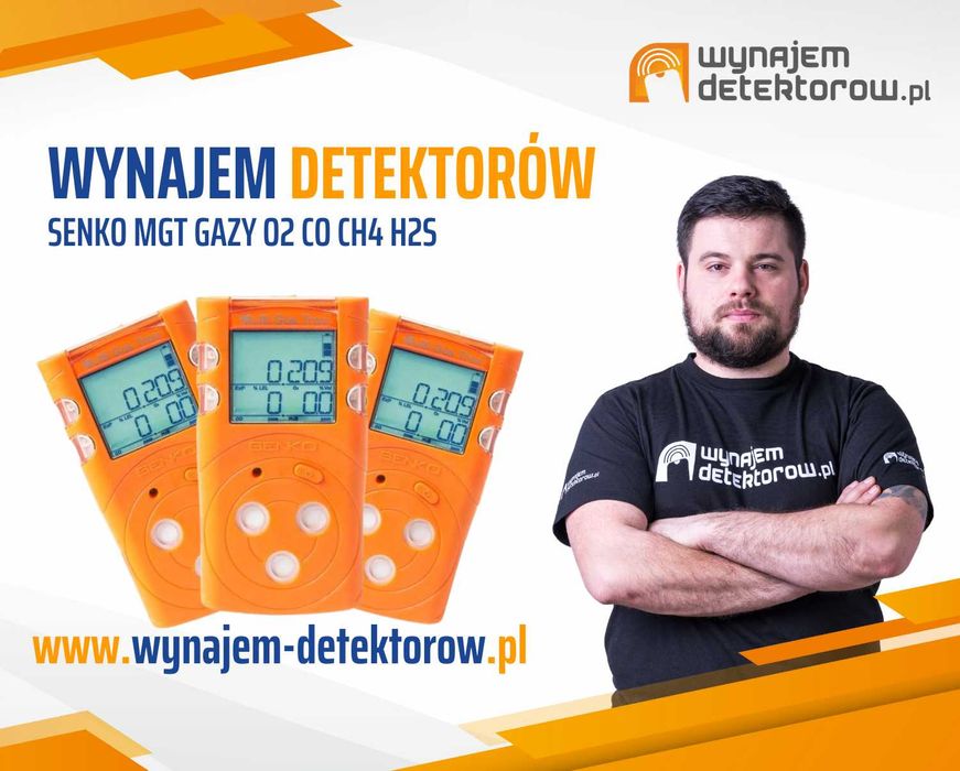 SENKO MGT osobisty detektor gazu CO2 do Jaskiń, Urbex, Sztolnie
