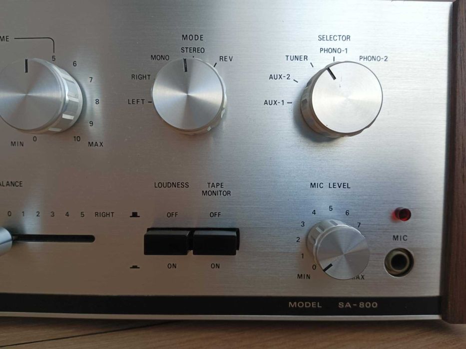 Zestaw stereo Monacor SA-800, Pioneer TX-900