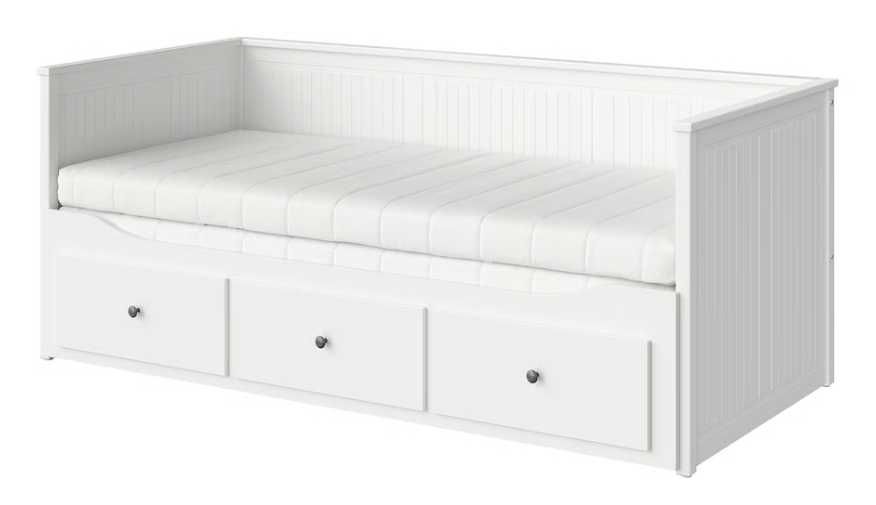 łóżko, sofa z półkami serii HEMNES