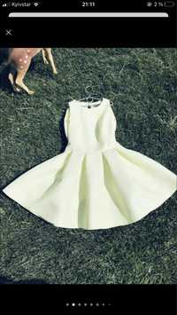 Платье летнее короткое пышная юбка