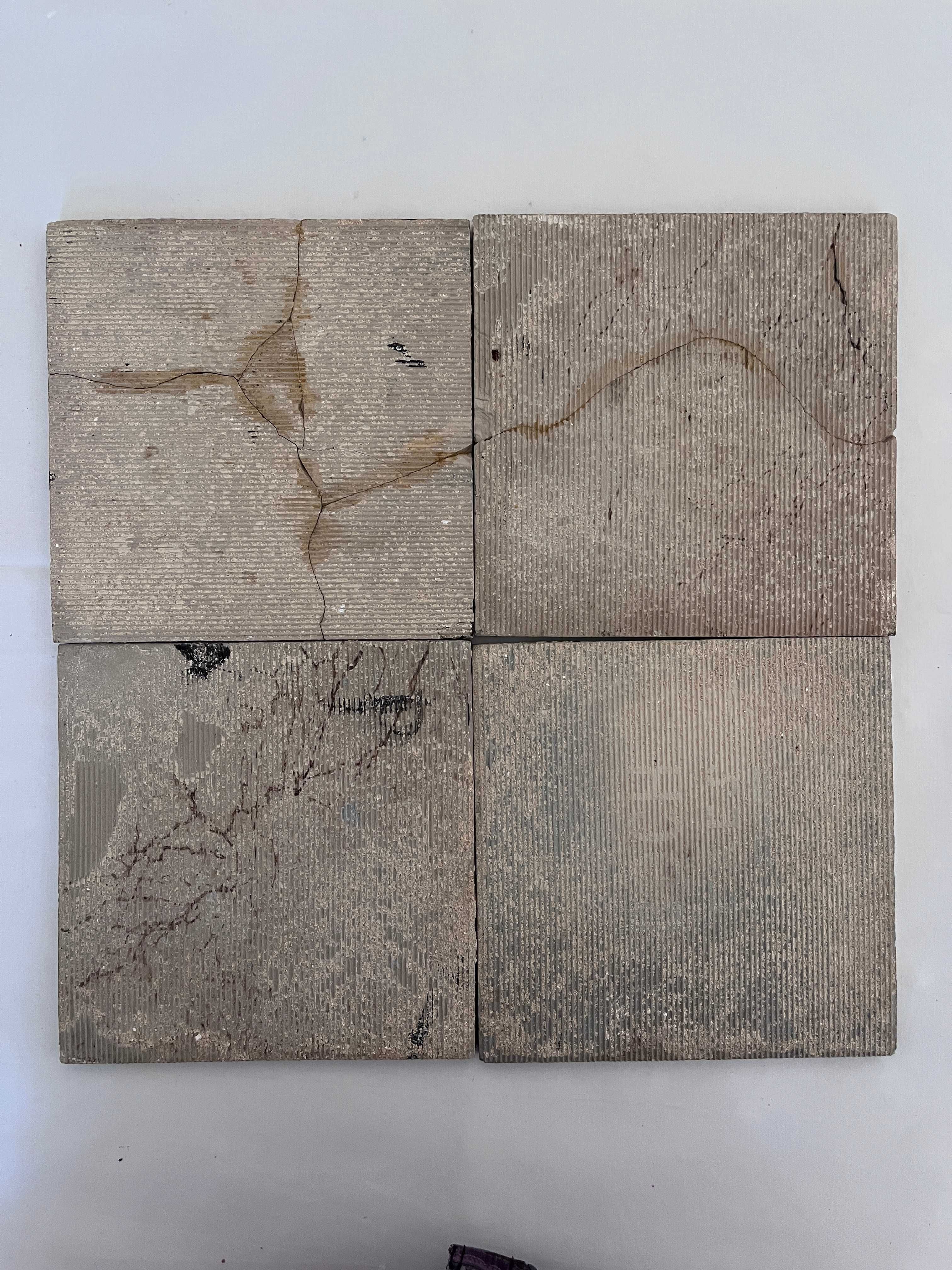 conjunto de 4 azulejos, estilo grego, vintage, antigo