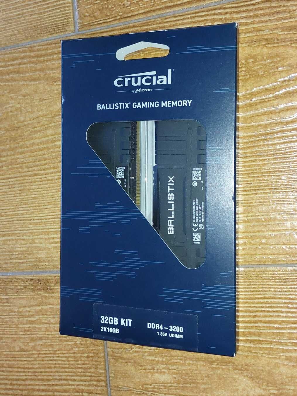 Kit RAM 32 Gb (2x16 Gb) Crucial Ballistix DDR4 3200 MHz CL16