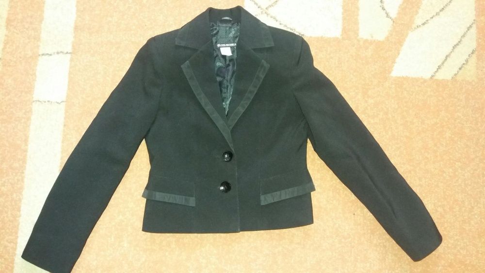Пиджак школьный для девочки р.128