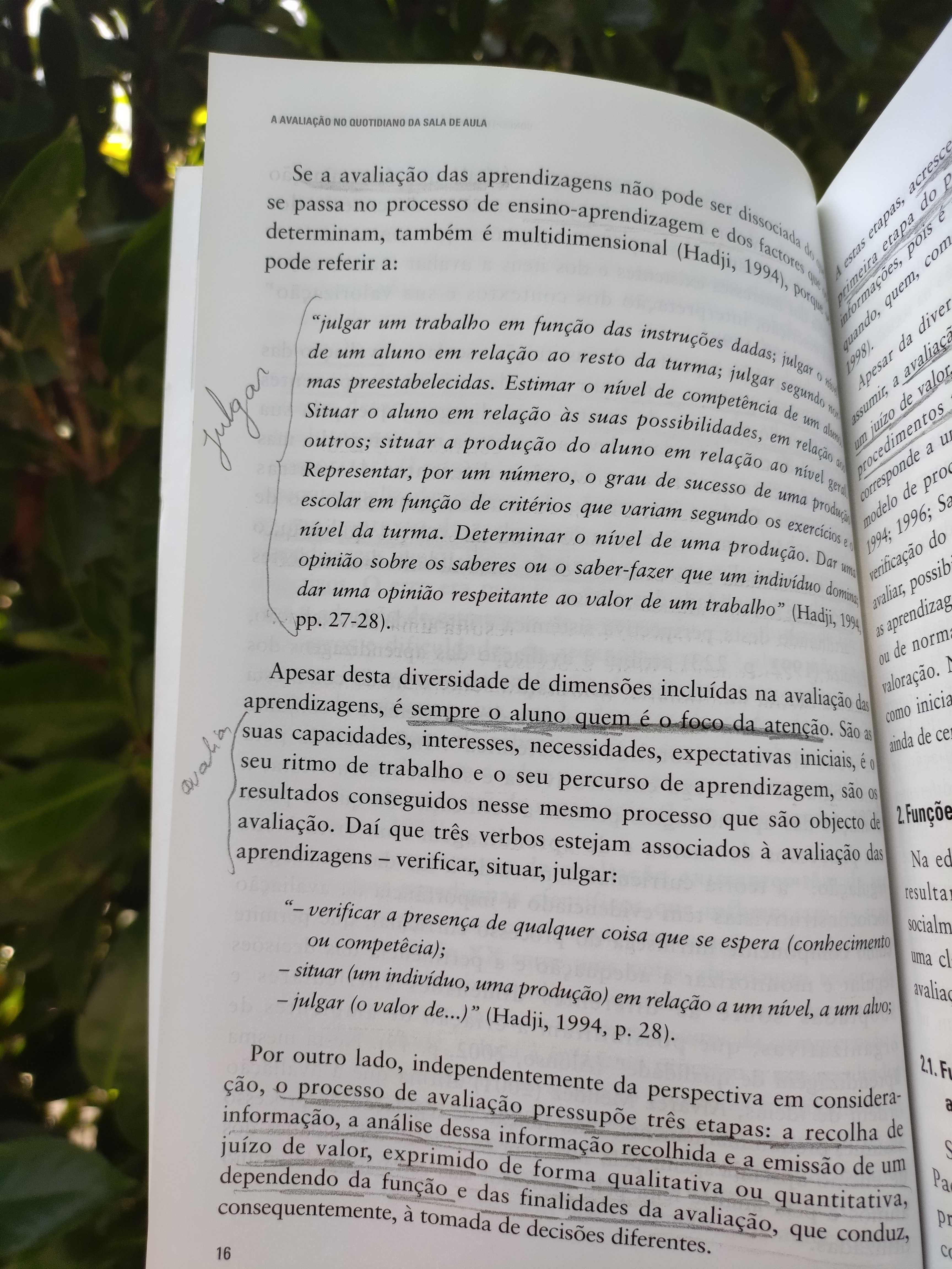 A Avaliação no Quotidiano da Sala de Aula (Carlos Alberto Ferreira)