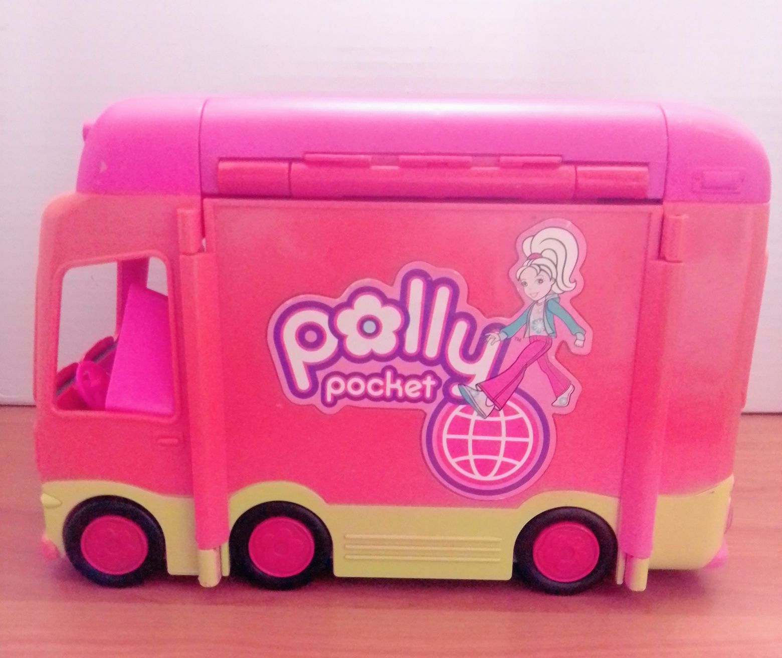 Polly Pocket triplo deck Fashion bus antigo.