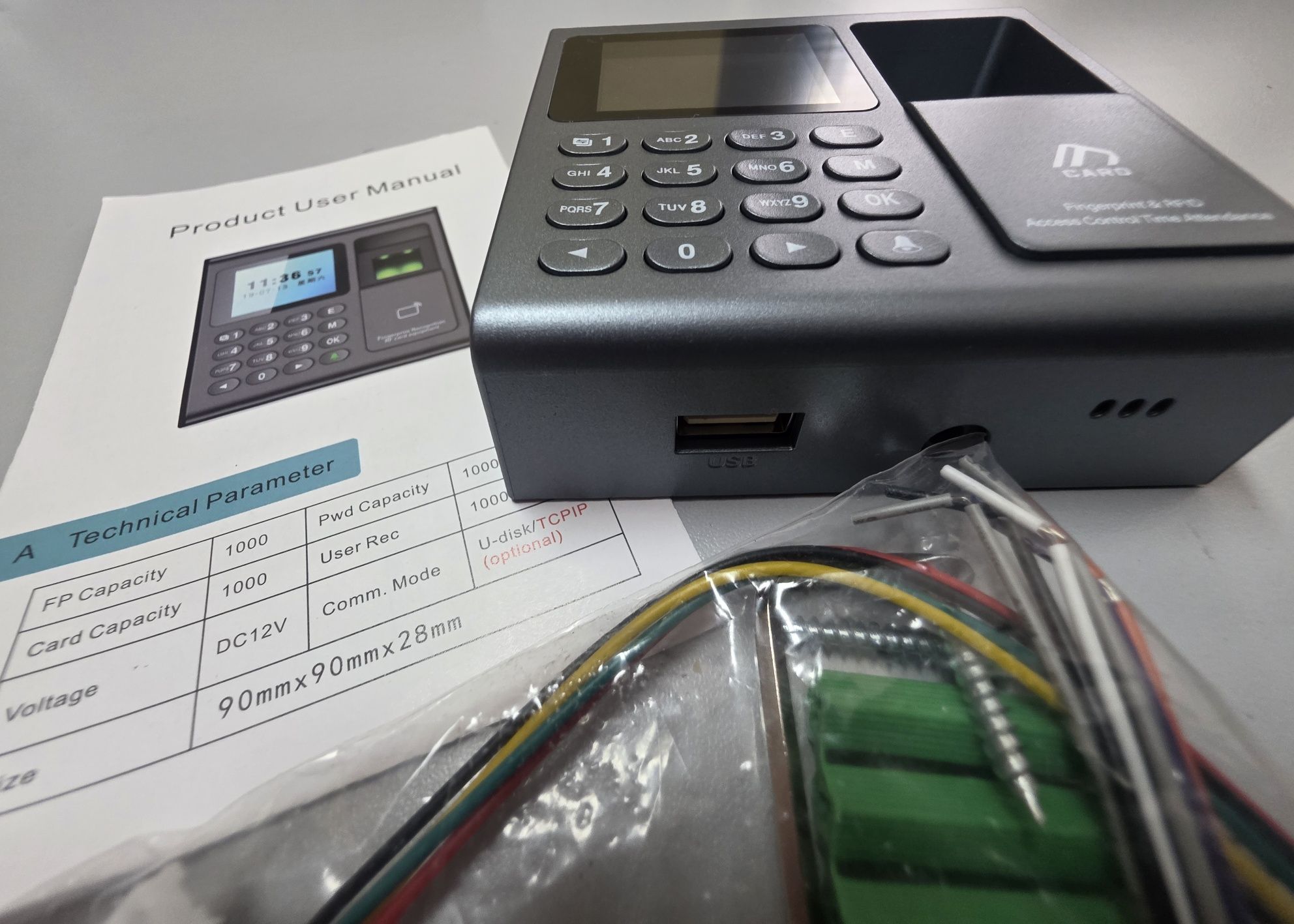 Leitor Biométrico CARD - Controle de Acesso