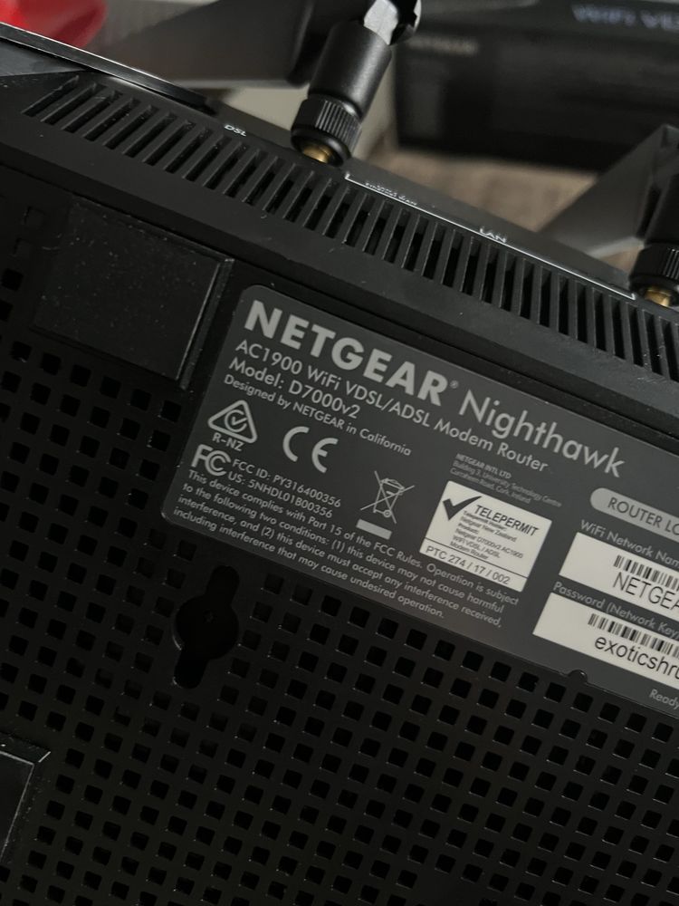 Modem router NETGEAR Nighthawk AC1900 WIFI VDSL/ADSL sprzedam !!