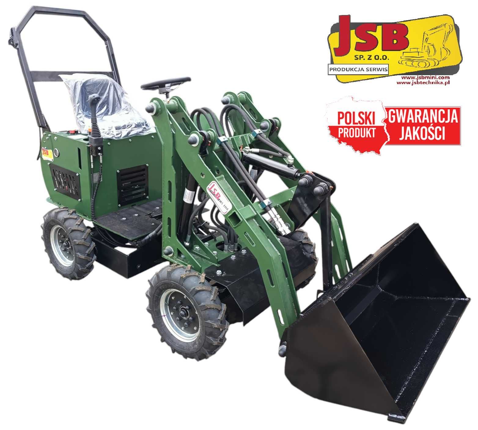 Mini ładowarka kołowa przegubowa łamana MS-L116KN JSB - Wiertarka