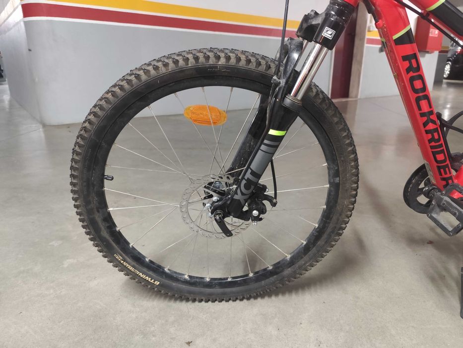 Bicicleta Rockrider St 900 24 polegadas Criança 9-12 Anos vermelho