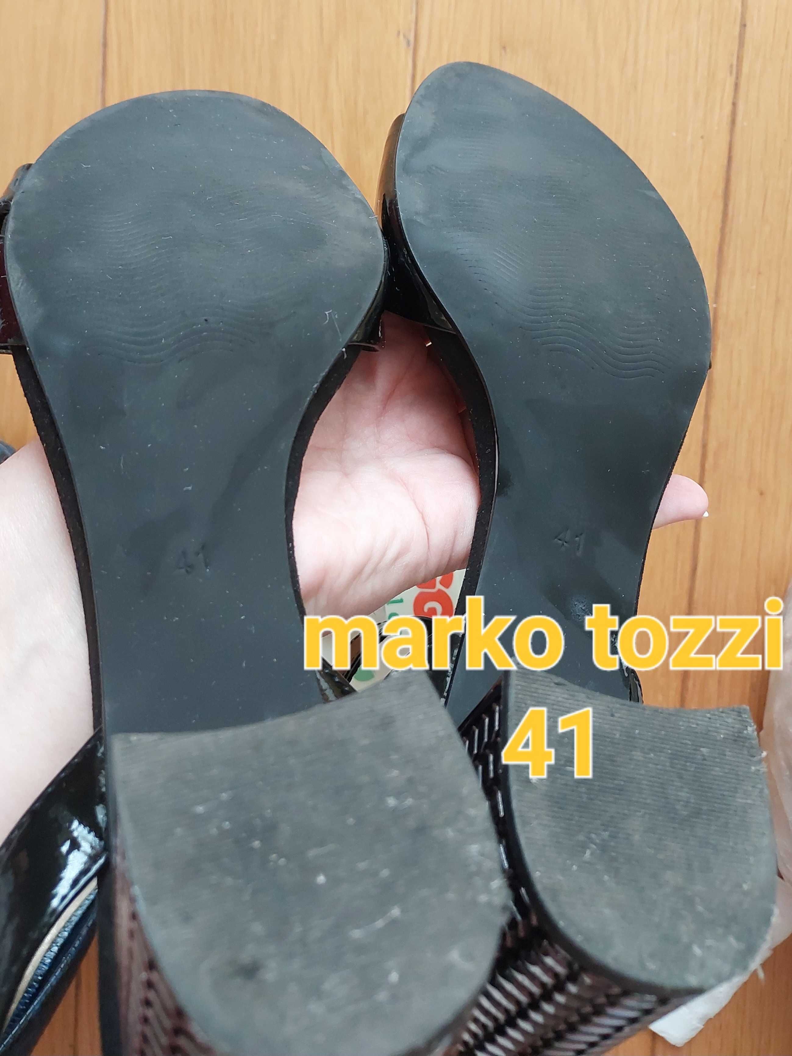 modne i wygodne sandały na platformie 41r Marko Tozzi