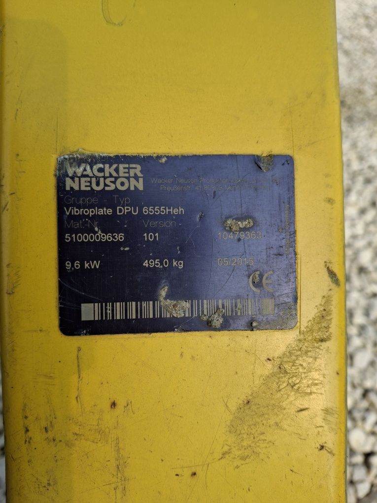 Zagęszczarka Wacker DPU 6555
