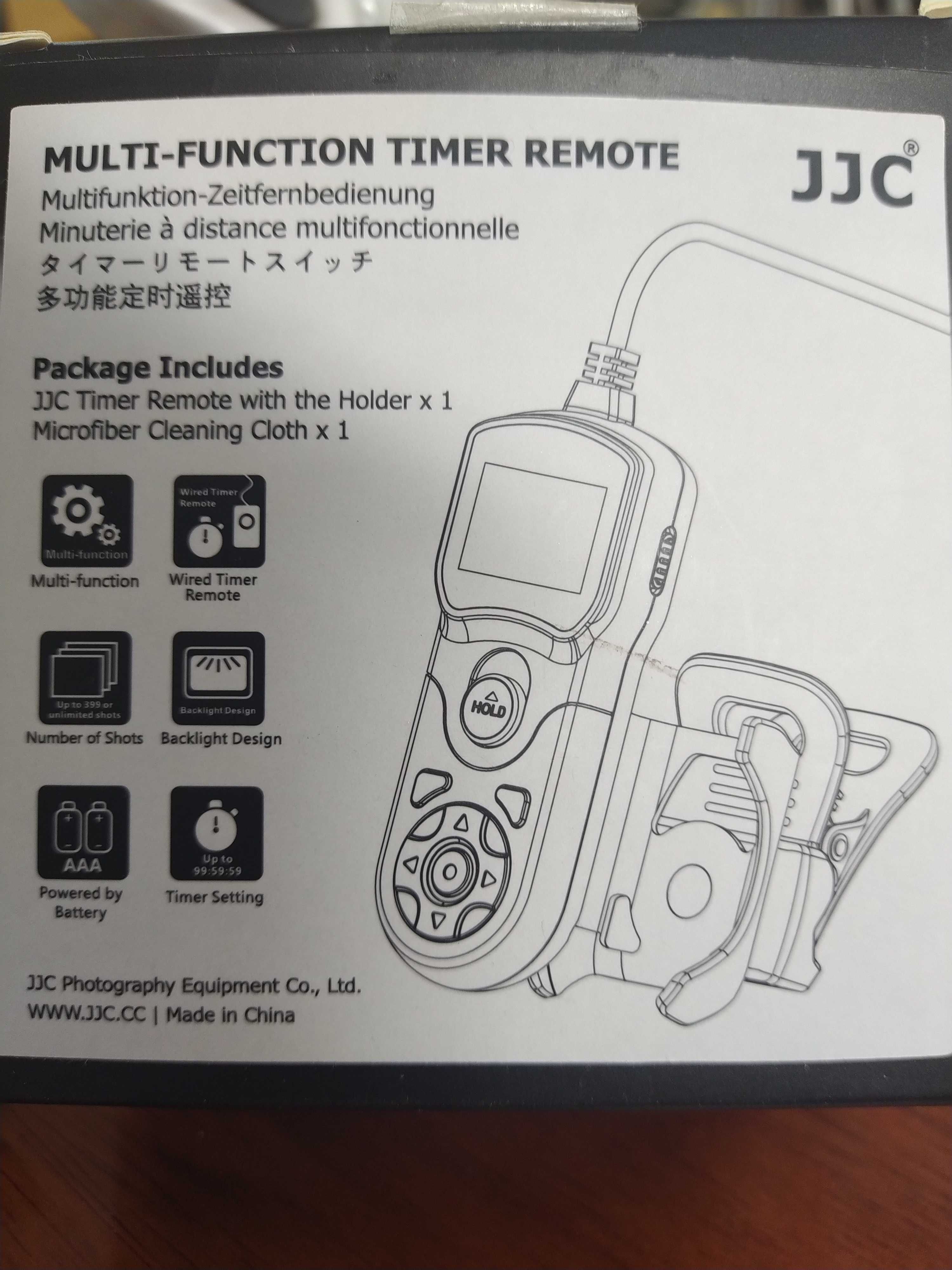 Intervalometro multi funções JJC