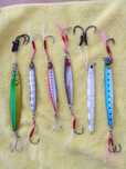 Amostras jig para mar